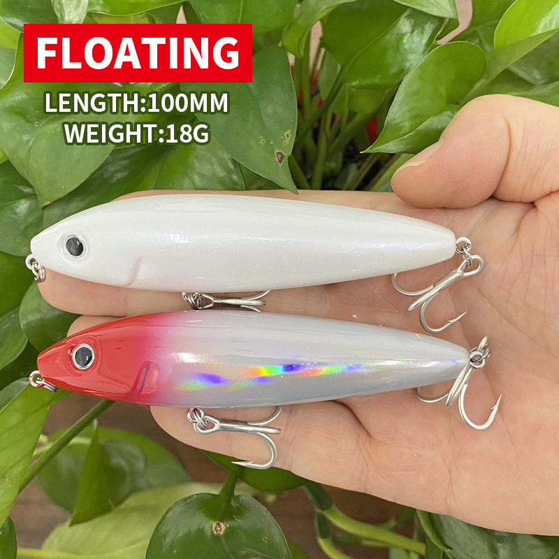 Fishing Equipment For Trout - 100mm 18g Pencil Bait Floating Proper