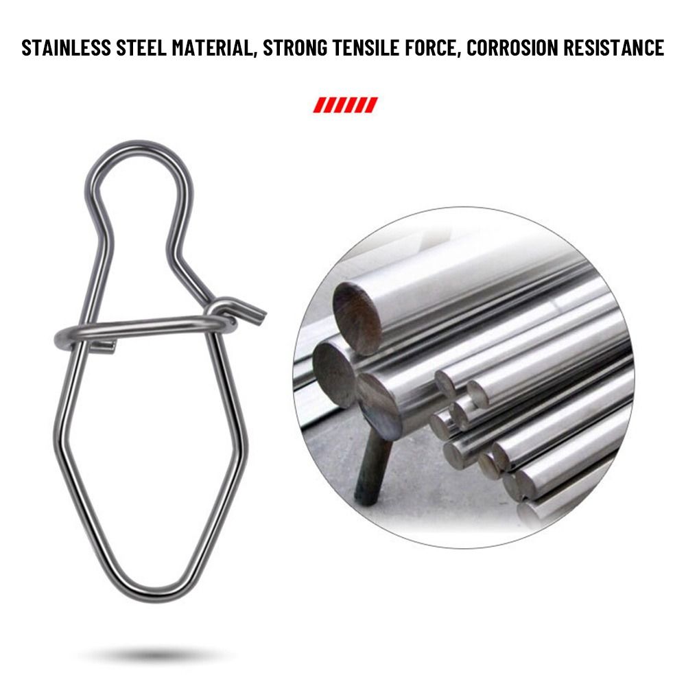 Tackle Box - 100pcs/lot nice Snap Fishing Barrel Swivel