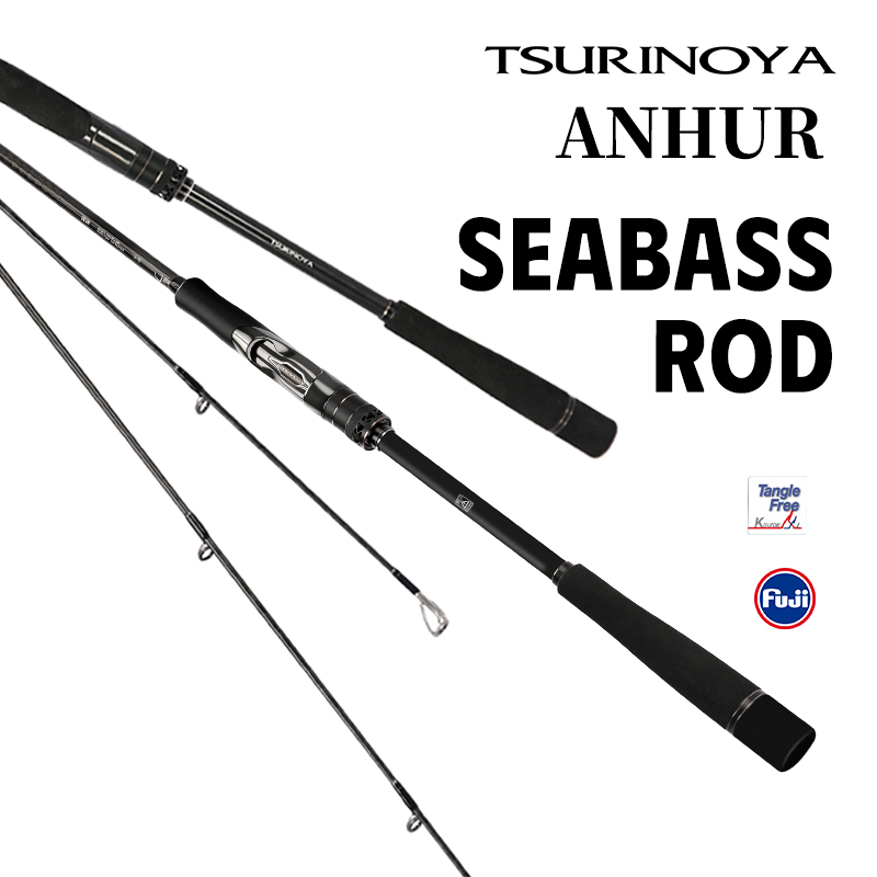 Surf Fishing Equipment - TSURINOYA Seabass Rod ANHUR 2.4m 2.59m