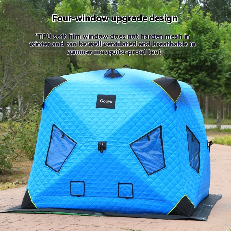 Fishing Equipment You Need - Ice Fishing Tent Outdoor Winter Fishing