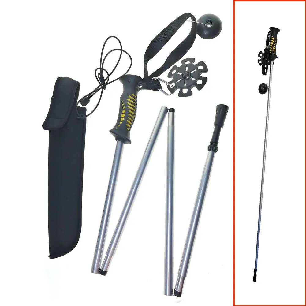 Fishing Equipment For Trout - 139cm Folding Alumimum Wading Staff Light