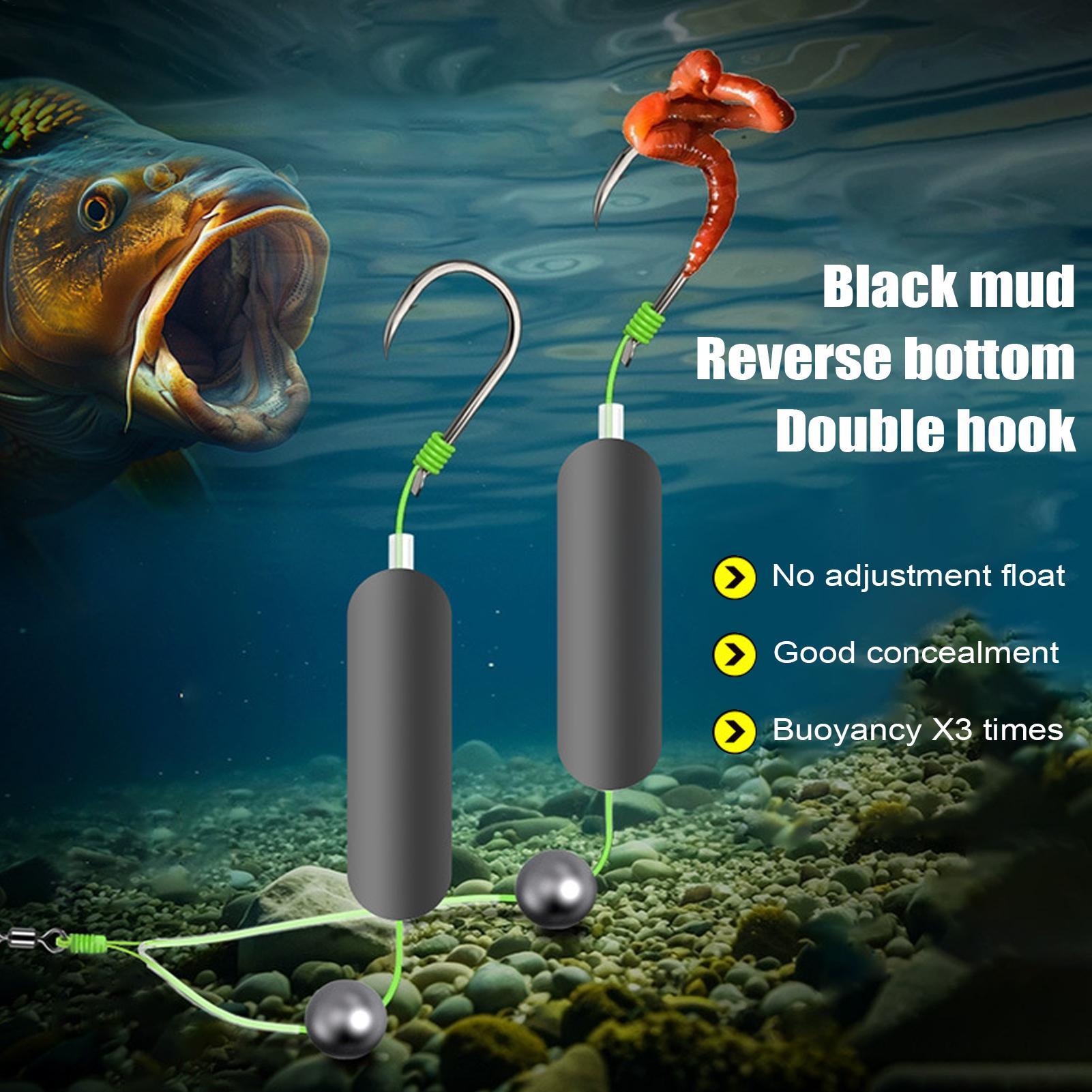 Surf Fishing Equipment - Catfish Rig Floating Reverse Double Hook