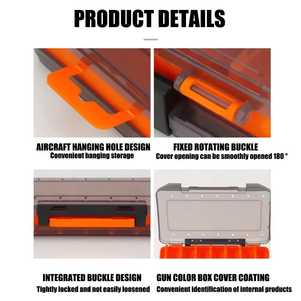 Plastic Fishing Tackle Box Fis - огляд і ціна Tackle Box