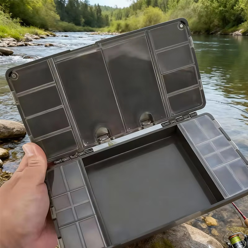 Large Capacity Hard PVC Tackle - огляд і ціна Fishing Equipment Storage