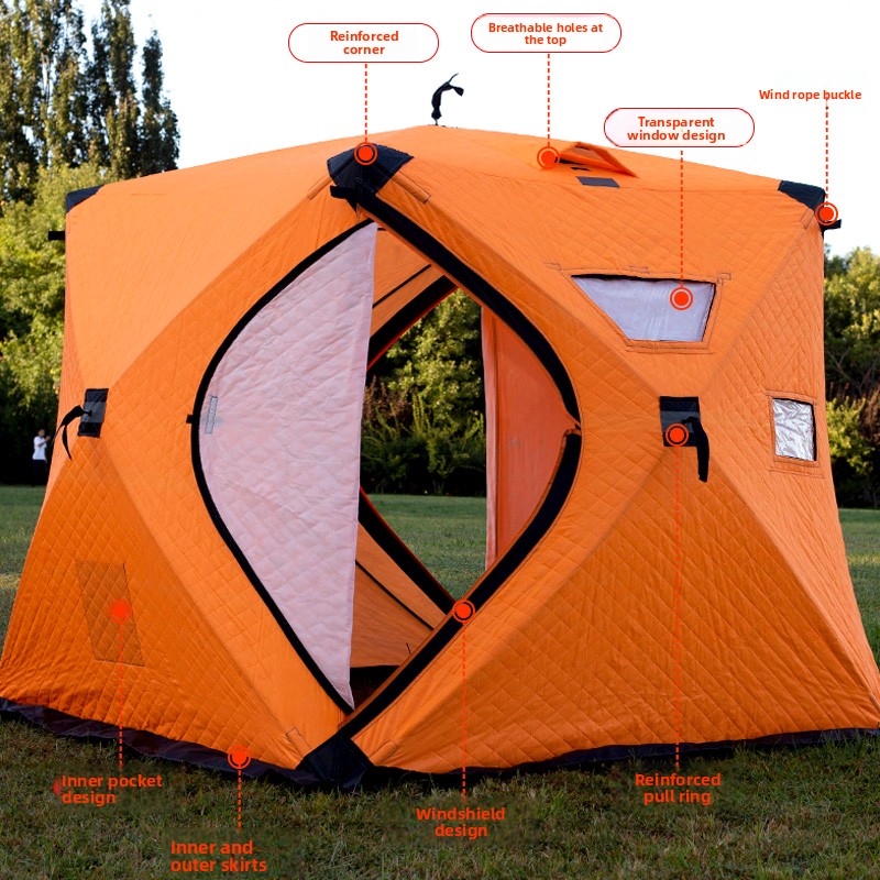 Ice Fishing Tent Thickened War - огляд і ціна Fishing Equipment You Need