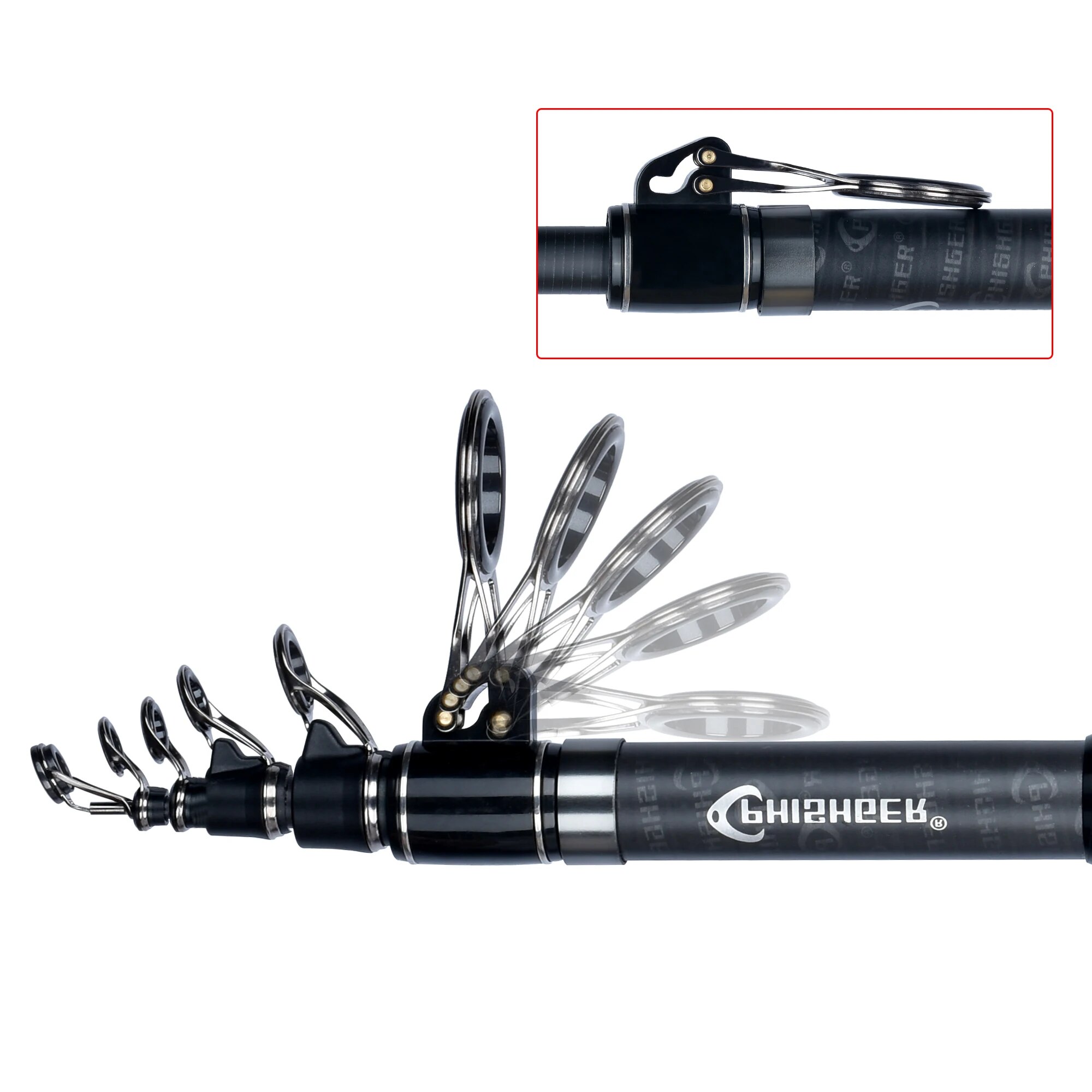 PHISHGER Telescopic Surf Spinn - огляд і ціна Surf Fishing Equipment
