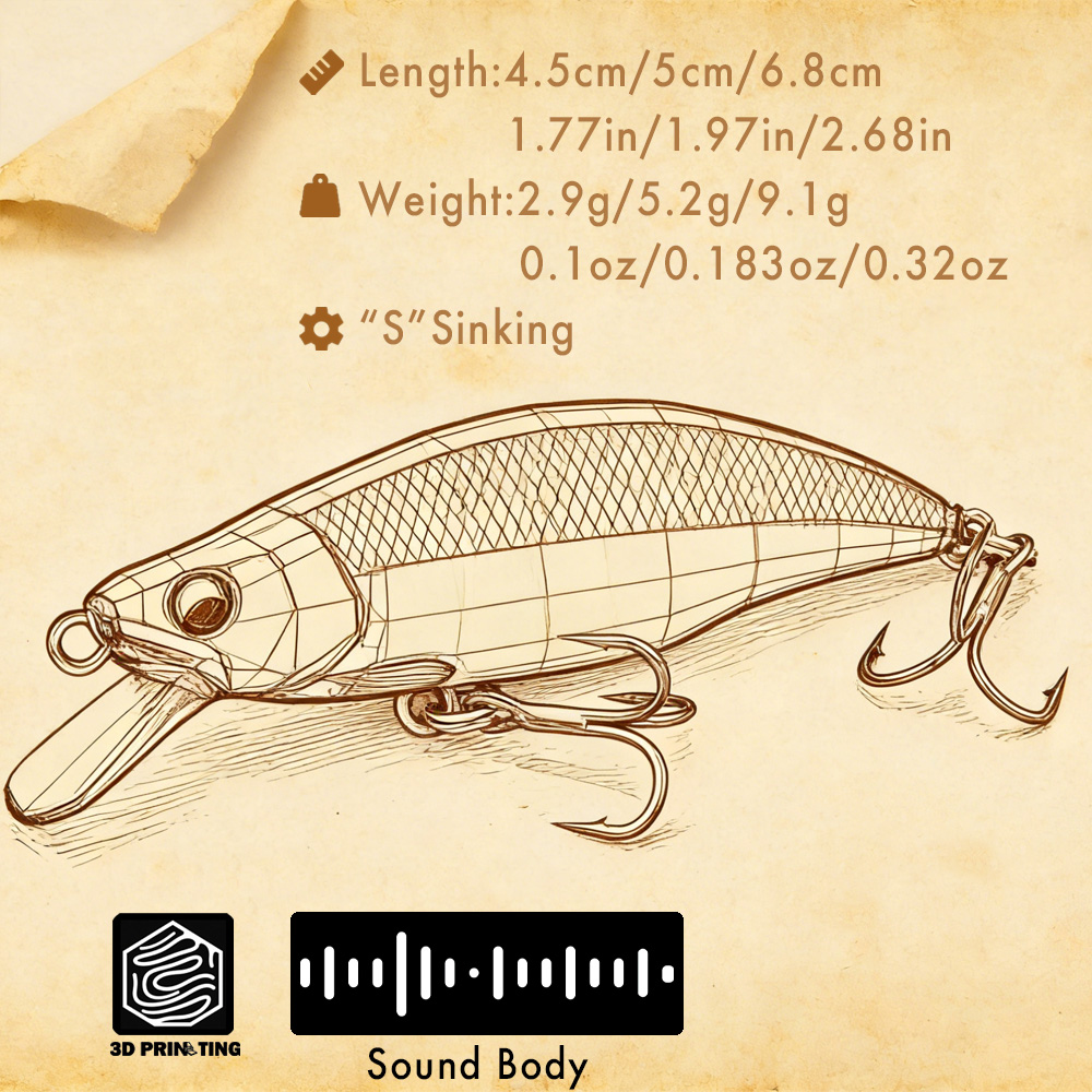 B&U Trout Pattern Hard Bait Si - огляд і ціна Fishing Equipment For Trout