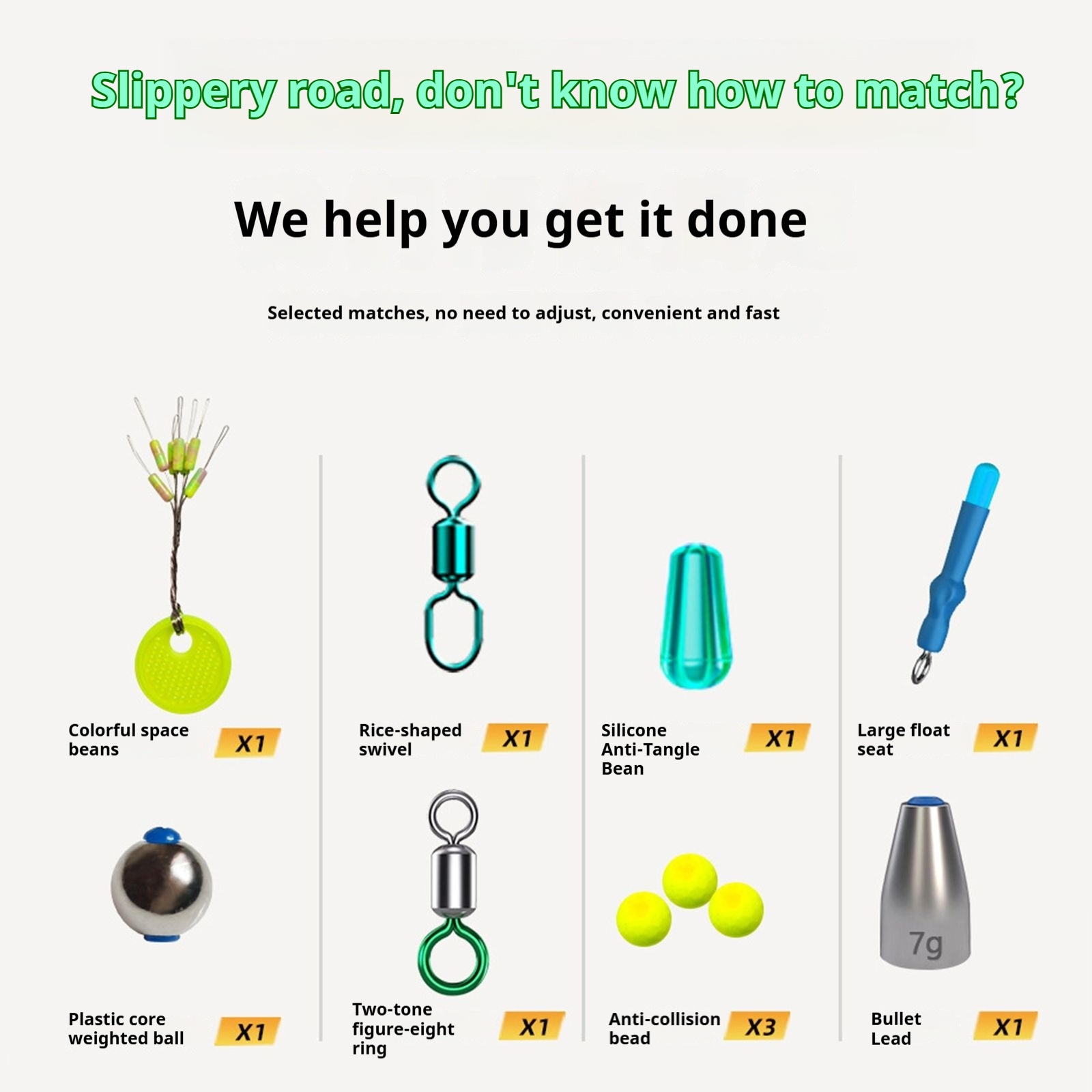Color Changing Float Set Auto  - огляд і ціна Surf Fishing Equipment